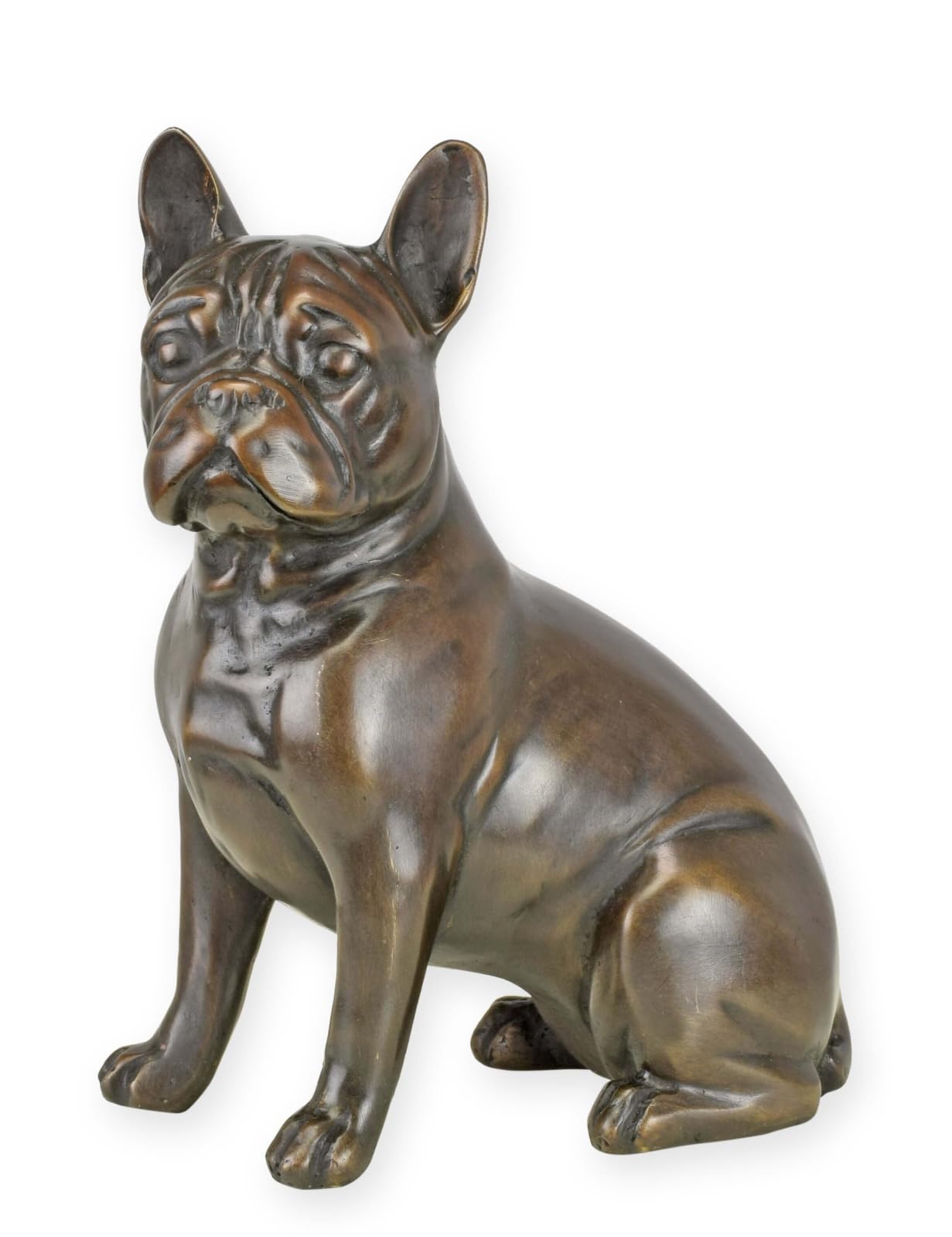 aubaho Bronze Sculpture Bulldog Dog Replica Retro Design Decoration
