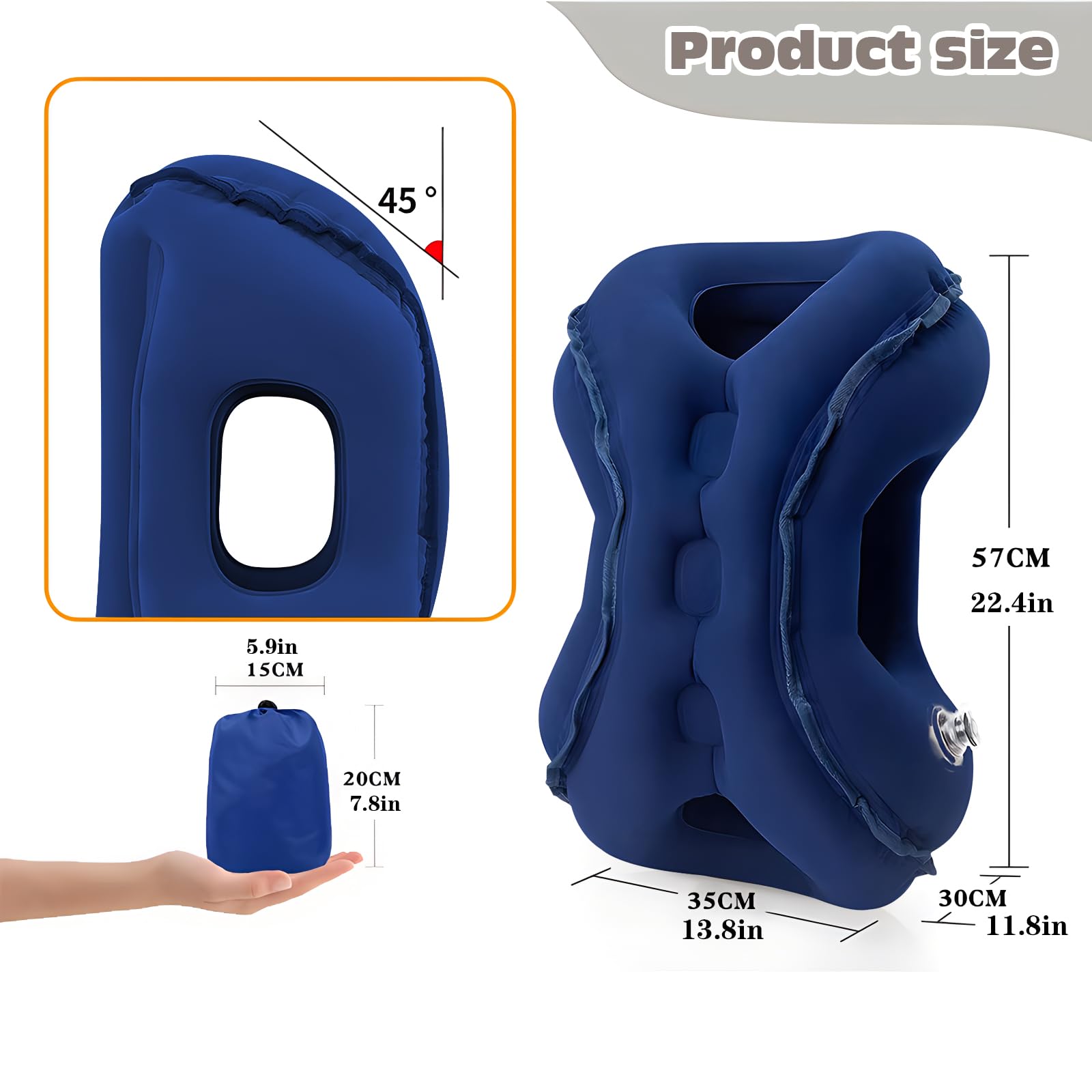 Cuscini da viaggio 、 I cuscini per il collo da viaggio appena aggiornati forniscono un supporto perfetto per la testa e il collo, evitando dolori al collo e alle spalle. Viene fornito con