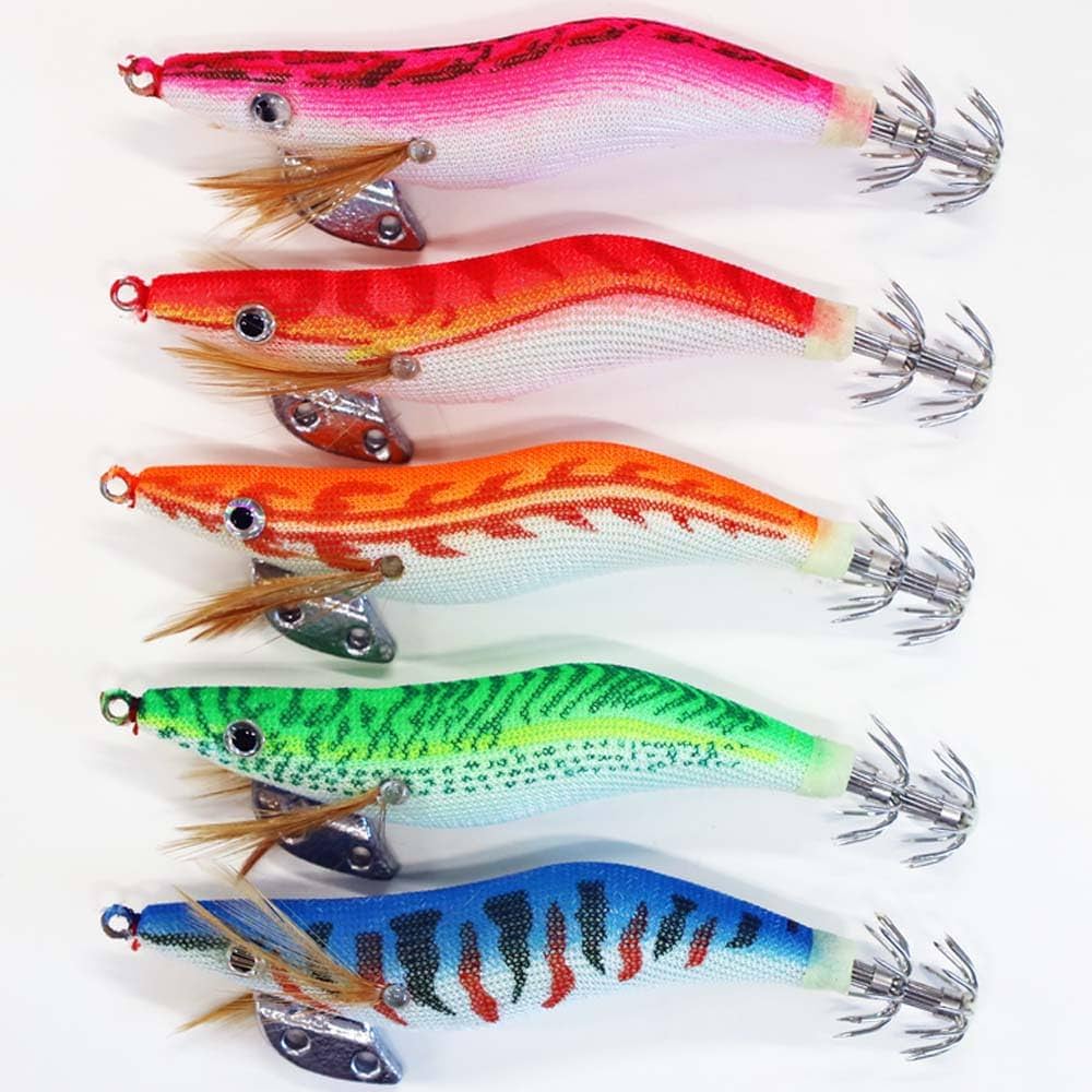 エギ 2.5号 Amazon | 2.5号 エギ ラトル入り 5本 セット 夜光 イカ釣り