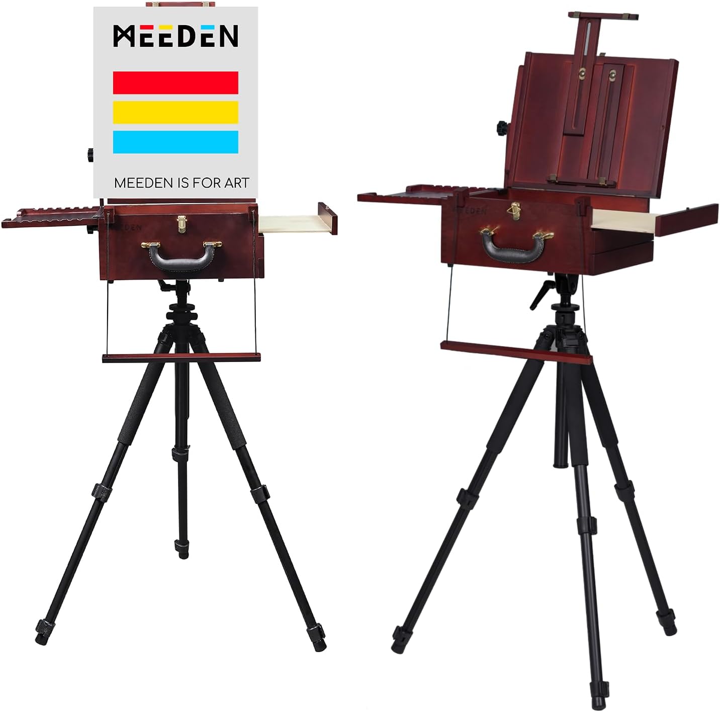 MEEDEN Ultimate Pochade Box,Lightweight and Portable French Easel Box