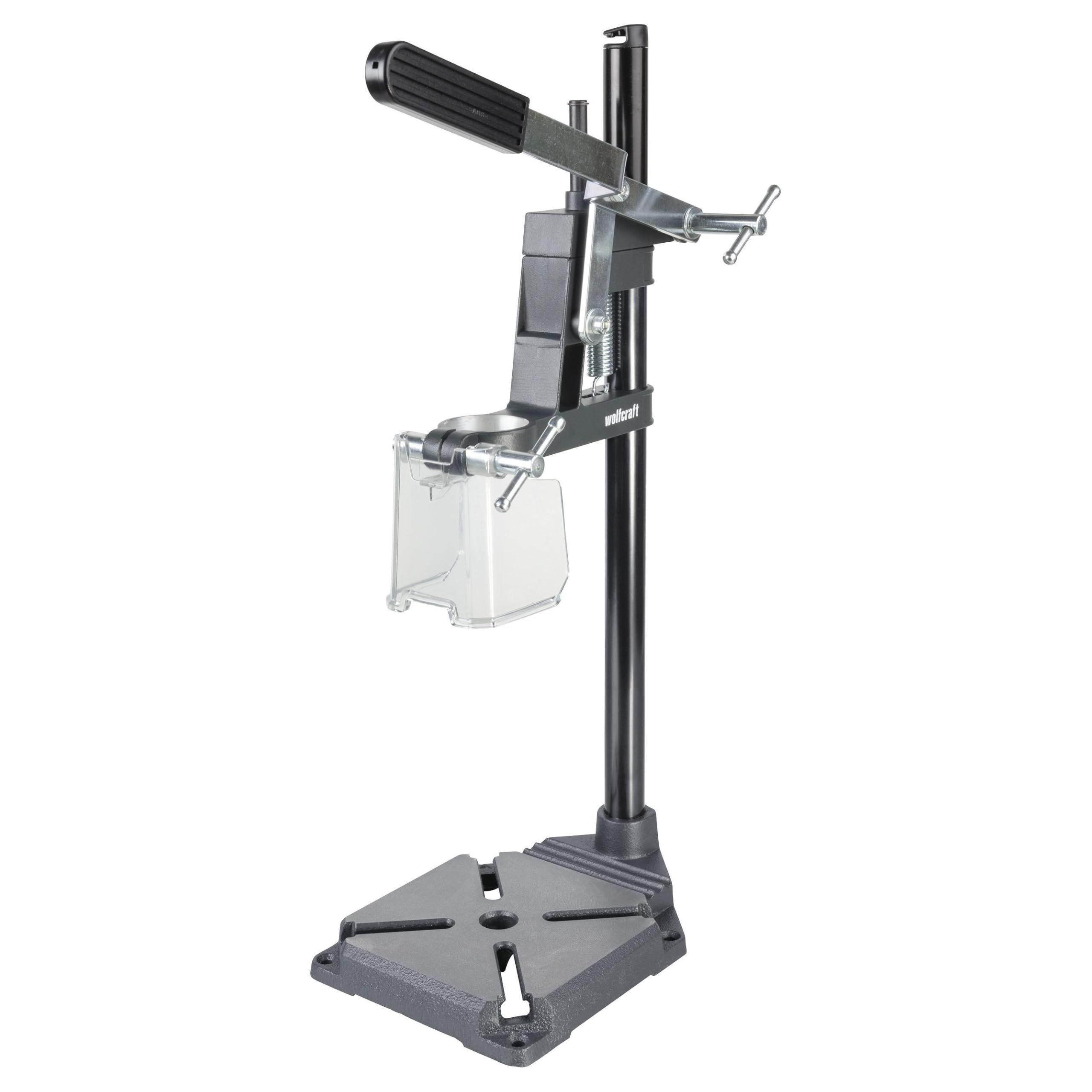 wolfcraft Colonna per trapani SOLID, attacco Ø 43 mm, corsa 55 mm | Attacco Euronorm Ø 43 mm, Profondità di Foratura 112 mm, Corsa 55 mm, Colonna Ø 25 mm per Fori Controllati – 5027000