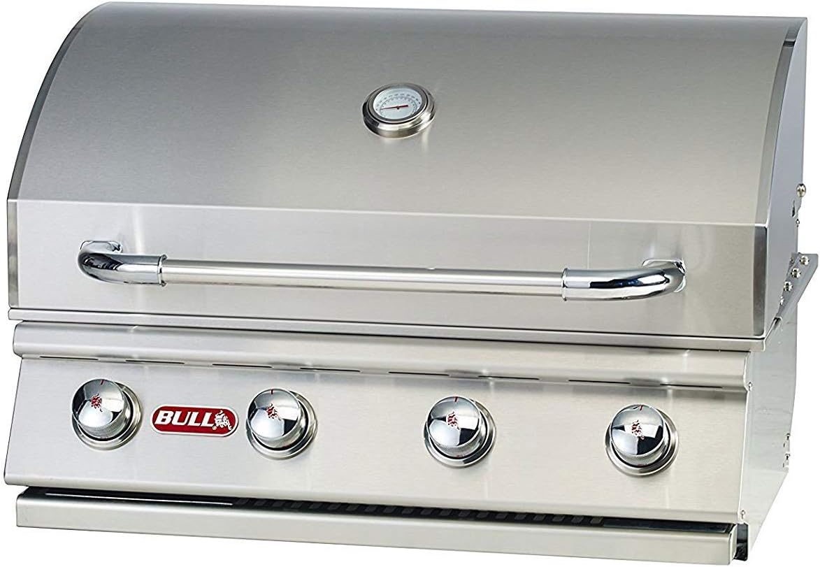 Bull Outdoor Natural Gas Outlaw Drop-in Barbecue Grill with Accessory Package