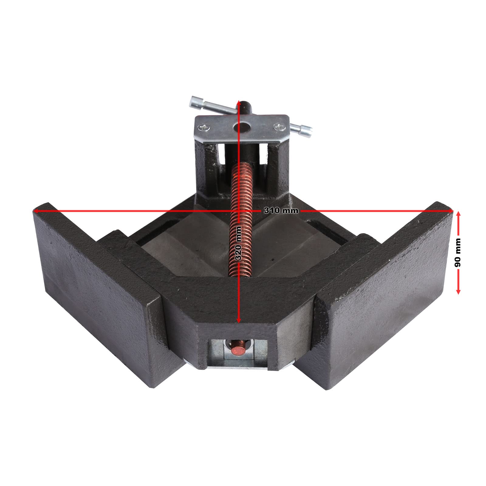 Utensile 2 In 1 Per Tagli Angolari - Misuratore E Guida Per Battiscopa, 85-180 Gradi - Foto 2