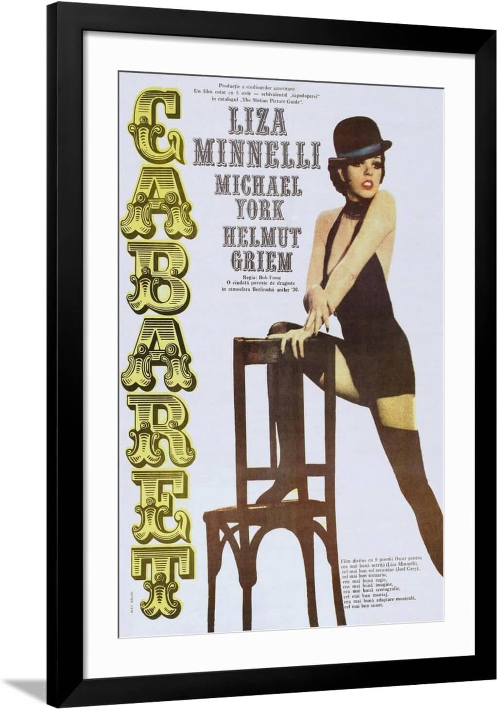 ART.COM Wall Art Print Cabaret, Italian poster, Liza Minnelli, 1972, 24" x 36"