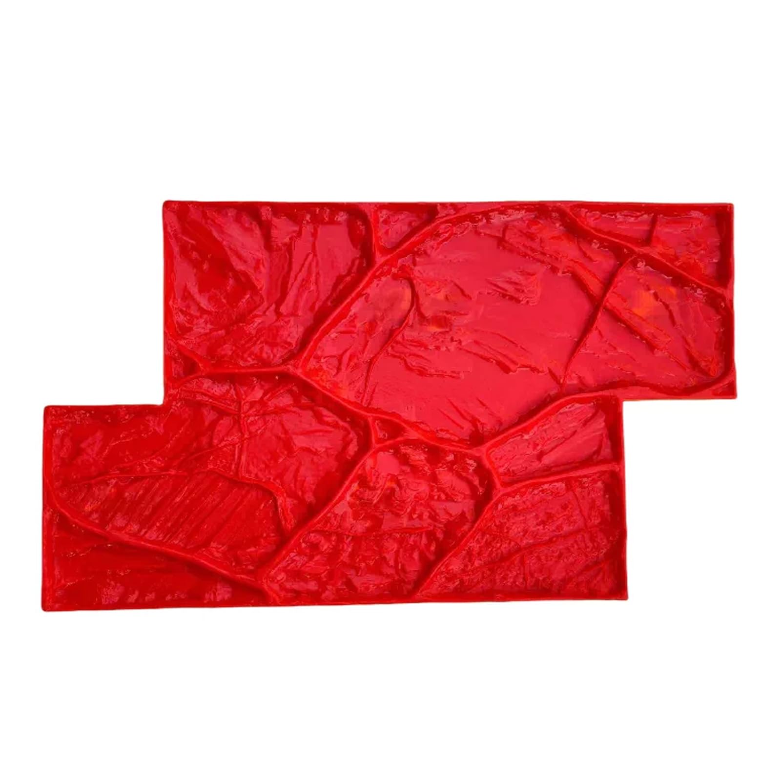 Large Concrete Stamping Mold (60x35cm),Irregular Flagstone Texture Tools for Cement Path Molds,Realistic Concrete Imprinting Molds White,Reusable,Simple and Efficient,for Concrete Pavements(Color:D)