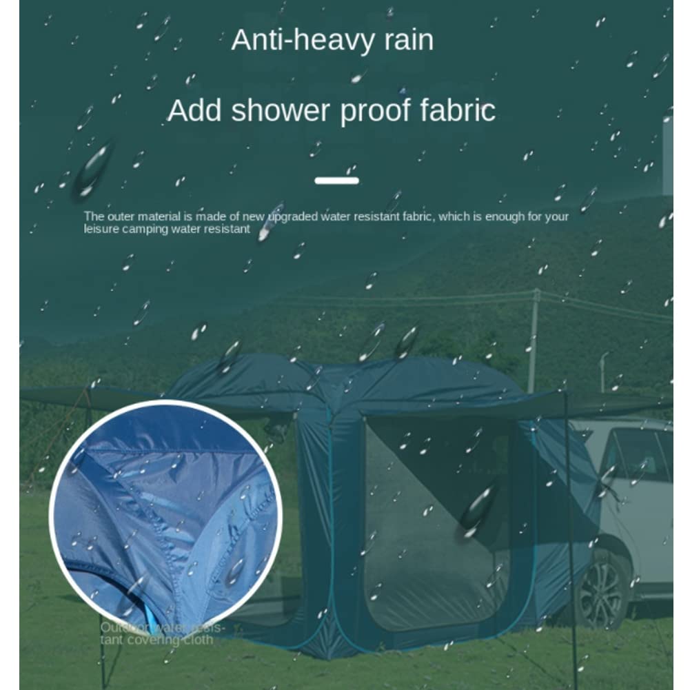 Tente de Camping，Tente de Toit，Auvent de Voiture, abri Solaire pour SUV, Tente arrière, Tente de hayon de Voiture, Tente arrière pour SUV pour Camping, Tente de