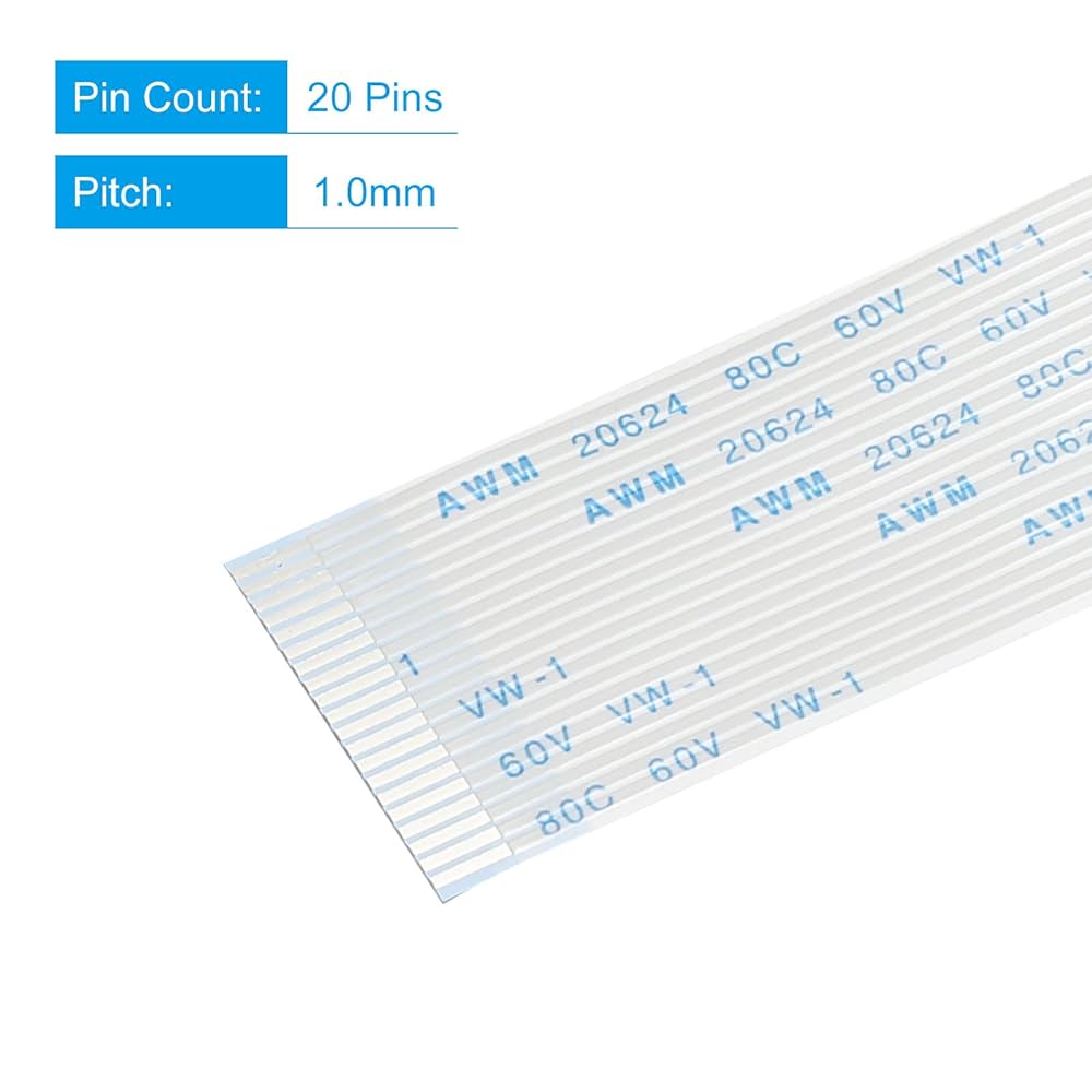 Amazon.co.jp: uxcell フレキシブルフラットケーブル 延長リボン