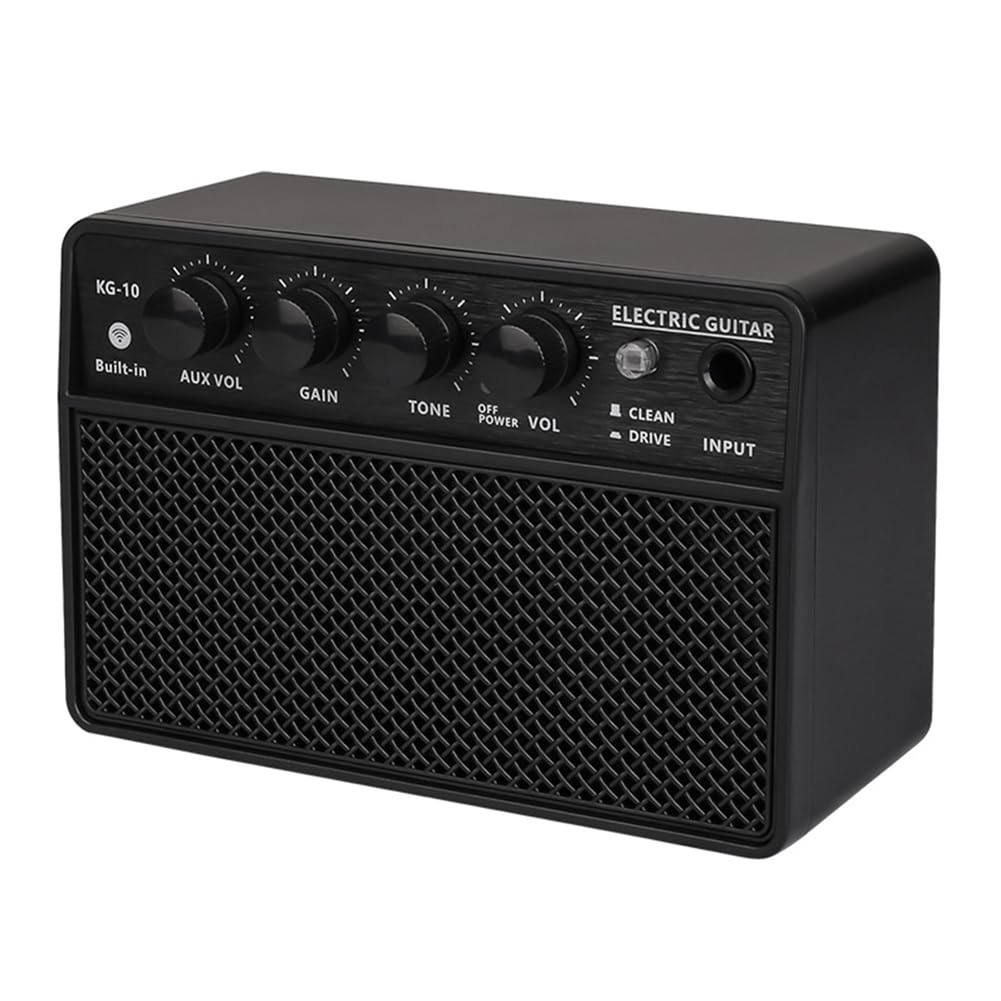 Piccolo Altoparlante per Chitarra Elettrica Mini Altoparlante Portatile per Chitarra Adatto per La Pratica Quotidiana e Le Esibizioni di Strada