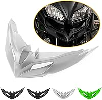 Vista 3 de HEINMO Cubierta de alerón delantero de motocicleta, cubierta aerodinámica para alerón de alas, protección de ala de viento, cubierta de pico