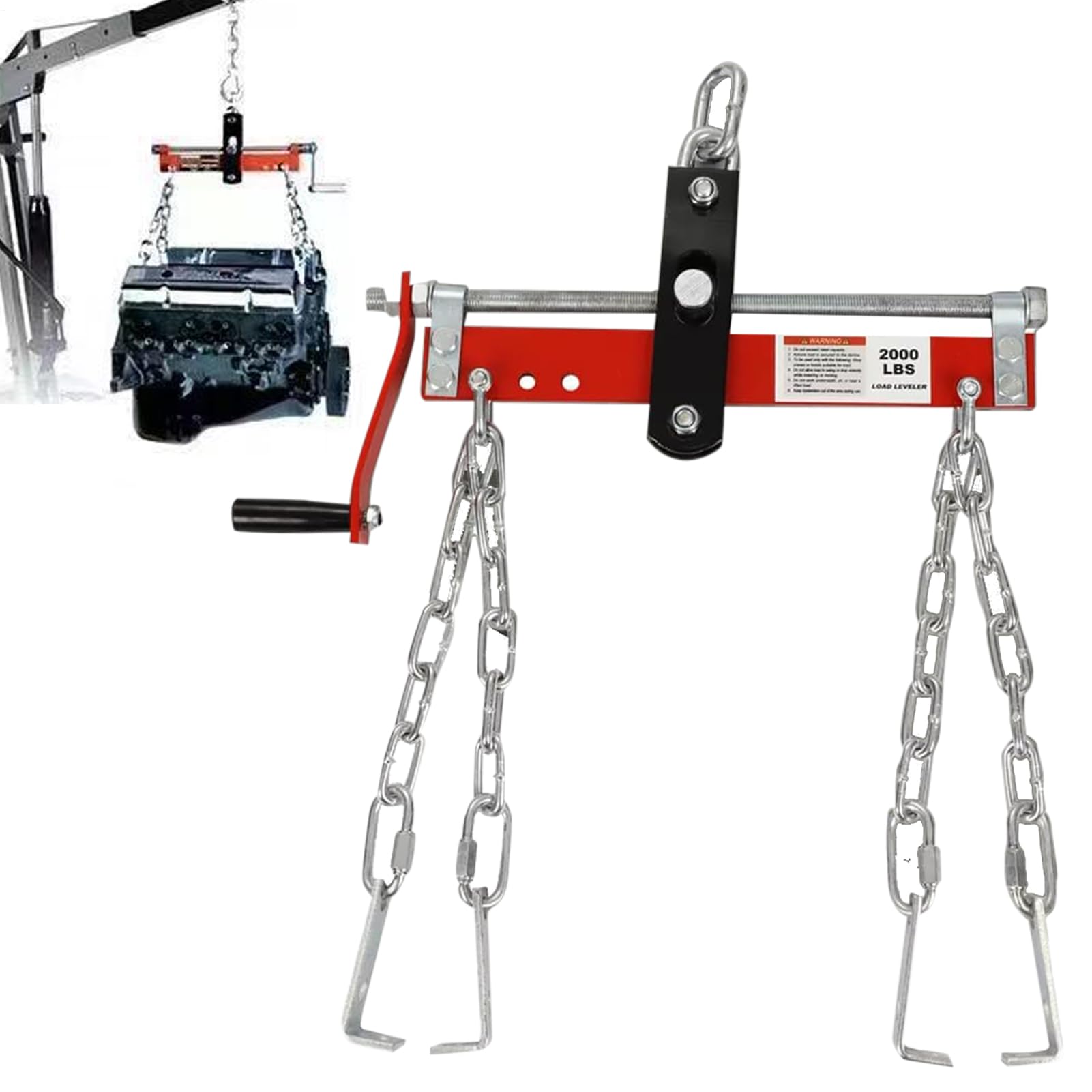 Livellatore motore per gru, gru da officina, livellatore per | ciliegie, capacità di carico 0,9 tonnellate, resistente, regolabile, paranco motore per sollevamento gru