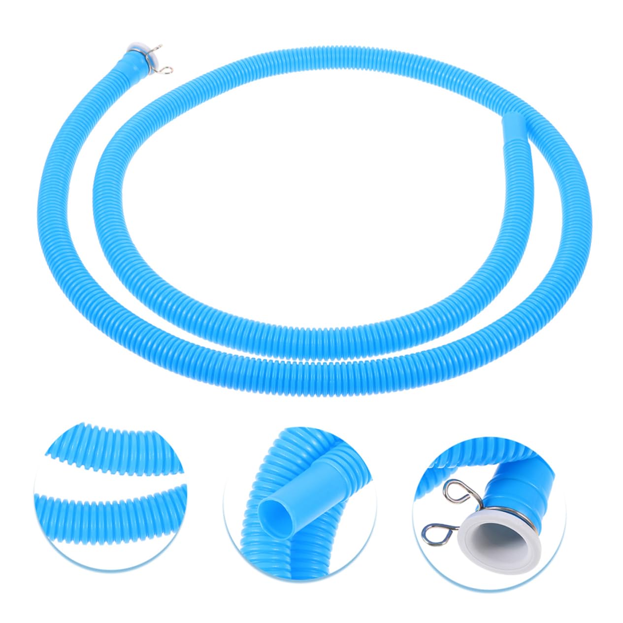 Hemobllo 10piezas Manguera De Desagüe Para Lavadora De Mangueras De Extensión De Abrazaderas Compatible Lavadoras Semiautomáticas y Aire Acondicionado Interior De Material Pe Resistente