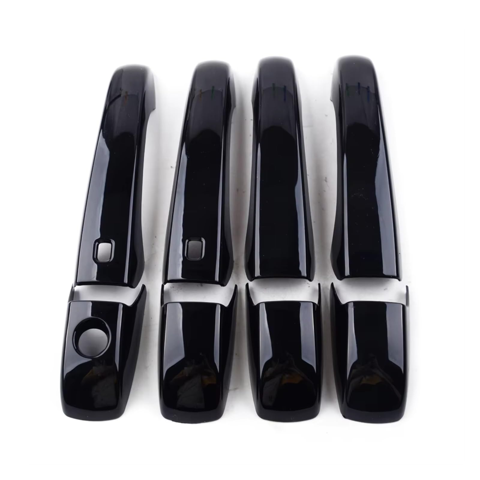 DSPOLIMV Outer Door Handle Cap Compatible with Jeep for Grand for Cherokee 2011-2019 4 Pair Car Gloss Black Door Handle Cover Exterior Accessories Replacement