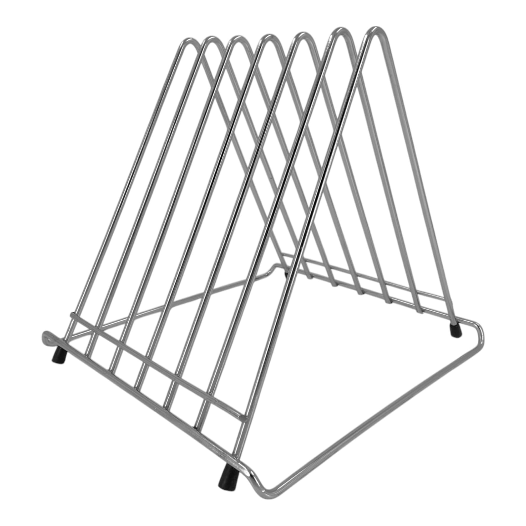 Chabrias Chopping Board Rack With Six Slots, Cooking Book Organizer, Serving Tray Organizer, Art Board Holder, Space-saving Kitchen Rack, Kitchen Storage Solution