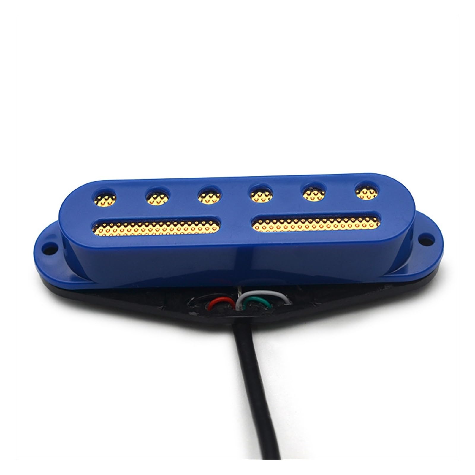 Przetworniki Gitarowe Profesjonalne Przetworniki Z Podkładkami W Kolorze Złotym I Srebrnym Rozmiar 9K Pasujące Do Akcesoriów Gitar Akustycznych(Dark Blue Gold)