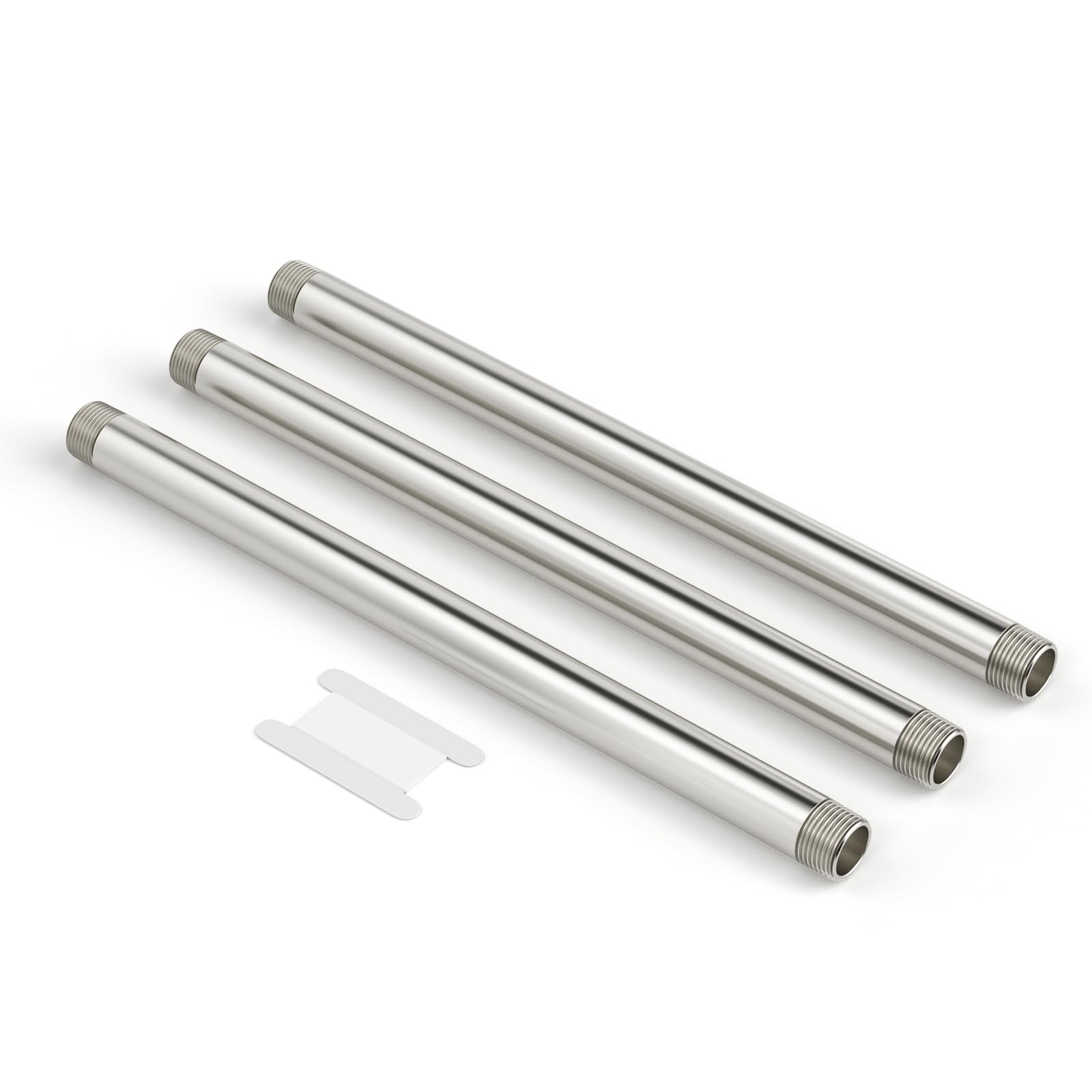 Boquilla de acero inoxidable 304 BSP macho evita fugas en uniones de agua de 2.5 cm paquete de 3