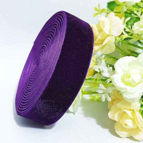 Miniatura 88 de Cinta de terciopelo para decoración, manualidades, bricolaje y caja de regalo, para bodas, Navidad y el Día de San Valentín