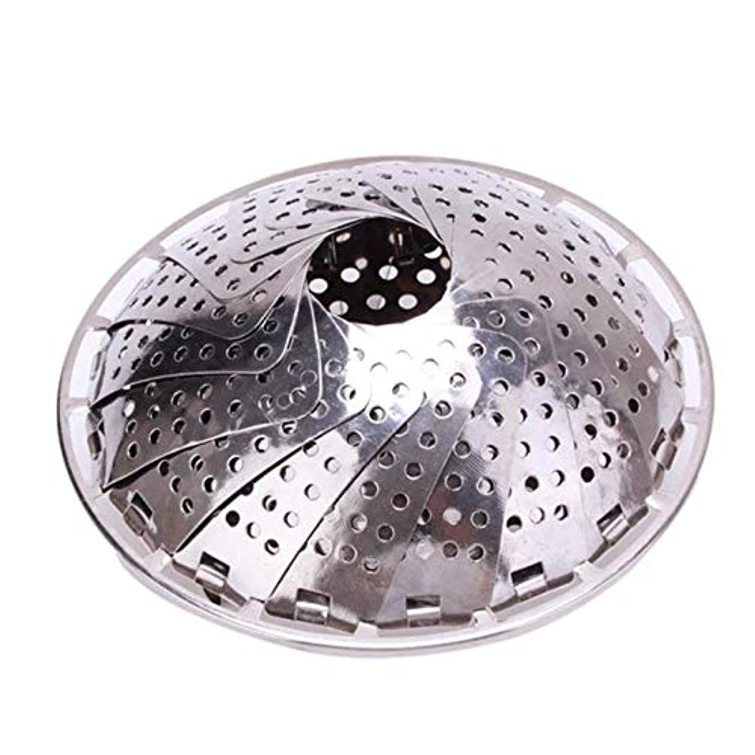 Stainless Steel Vegetable/Veggie Steamer Basket For Instant Cooking Pot With Handle And Legs, Foldable Food Container For Fish, Oyster, Crab, Seafood, Dumpling