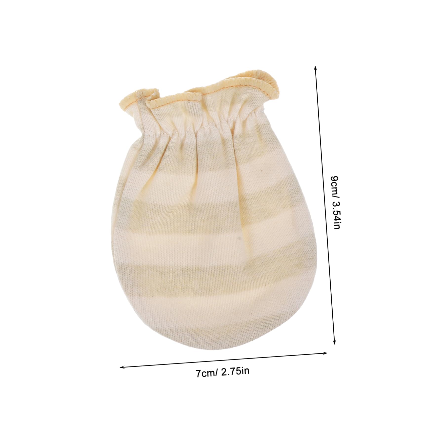 VICASKY Mittens Set 2 Pack of Soft Cotton Mittens for Newborns Toddlers No Scratch Easy to Wear