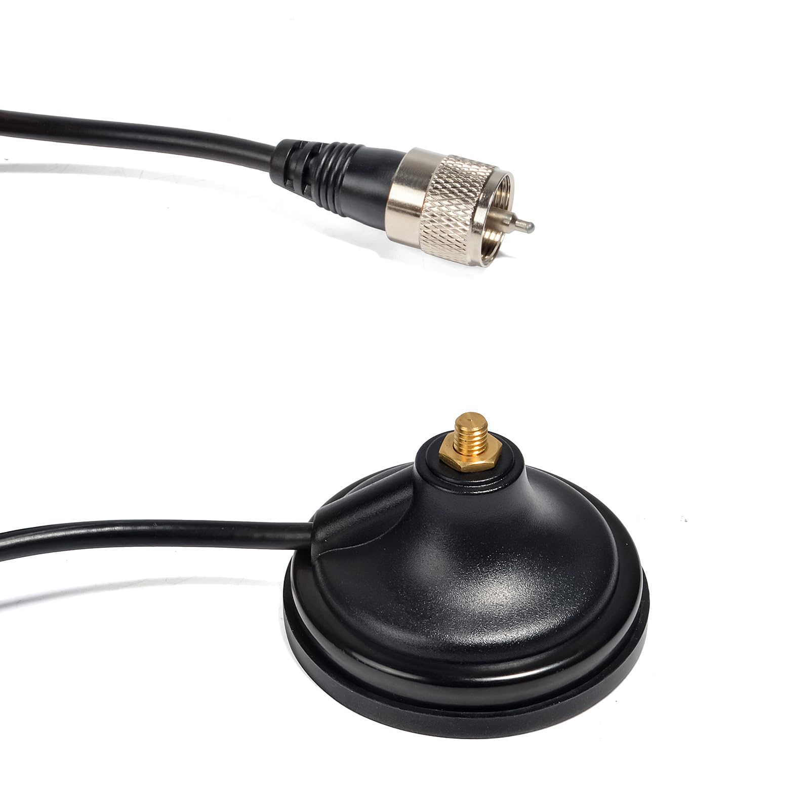 TWAYRDIO GMRS - Antena con soporte magnético, cable coaxial RG58 de 13 pies, conector PL259, antena de radio GMRS de 462-467 MHz para radios móviles Midland BTECH Radioddity Retevis QYT GMRS