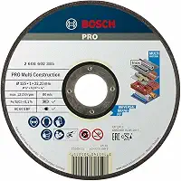 Bosch Disco de Corte Multiconstruction 125x1mm Preto