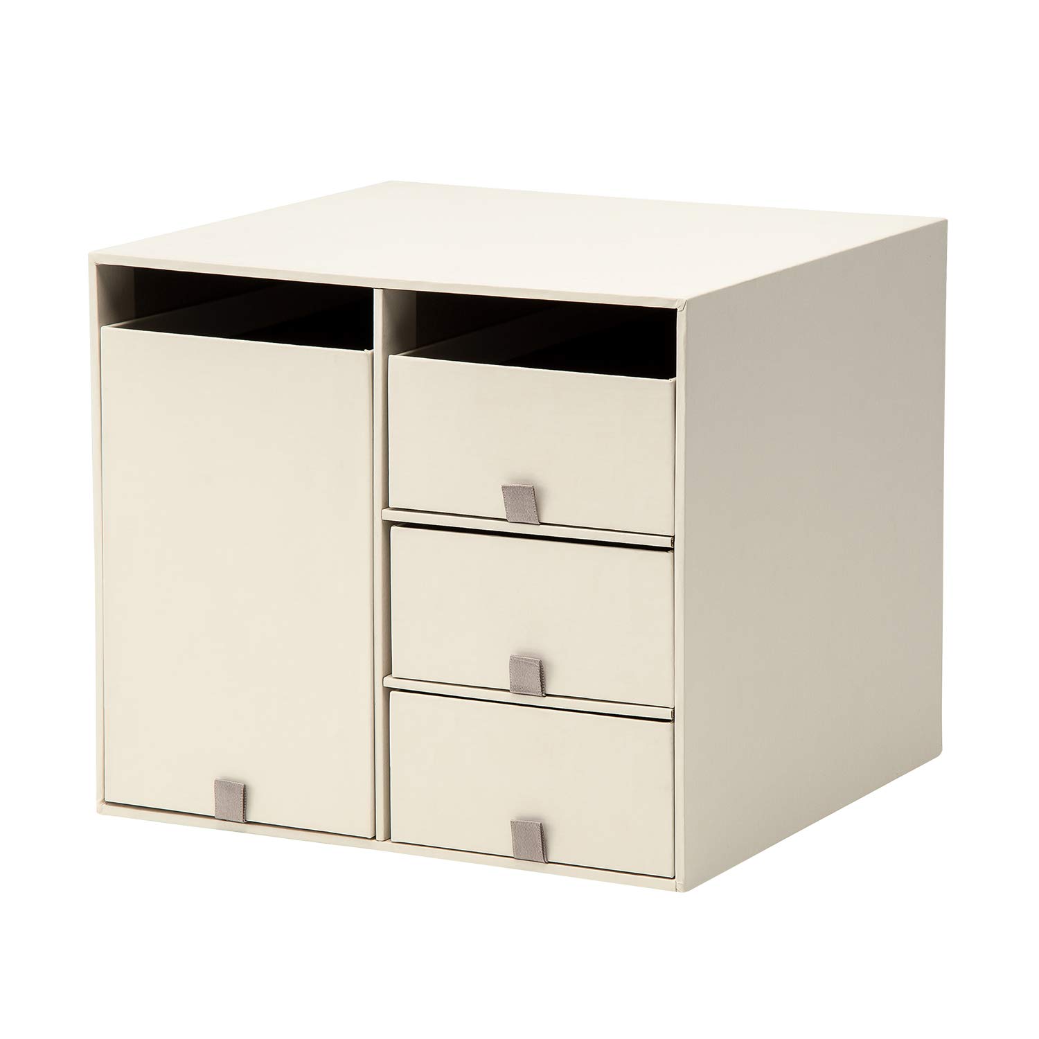 Organiseur de bureau tiroir cosmétique blanc Plus LP-304YS boîte rangement bijoux S