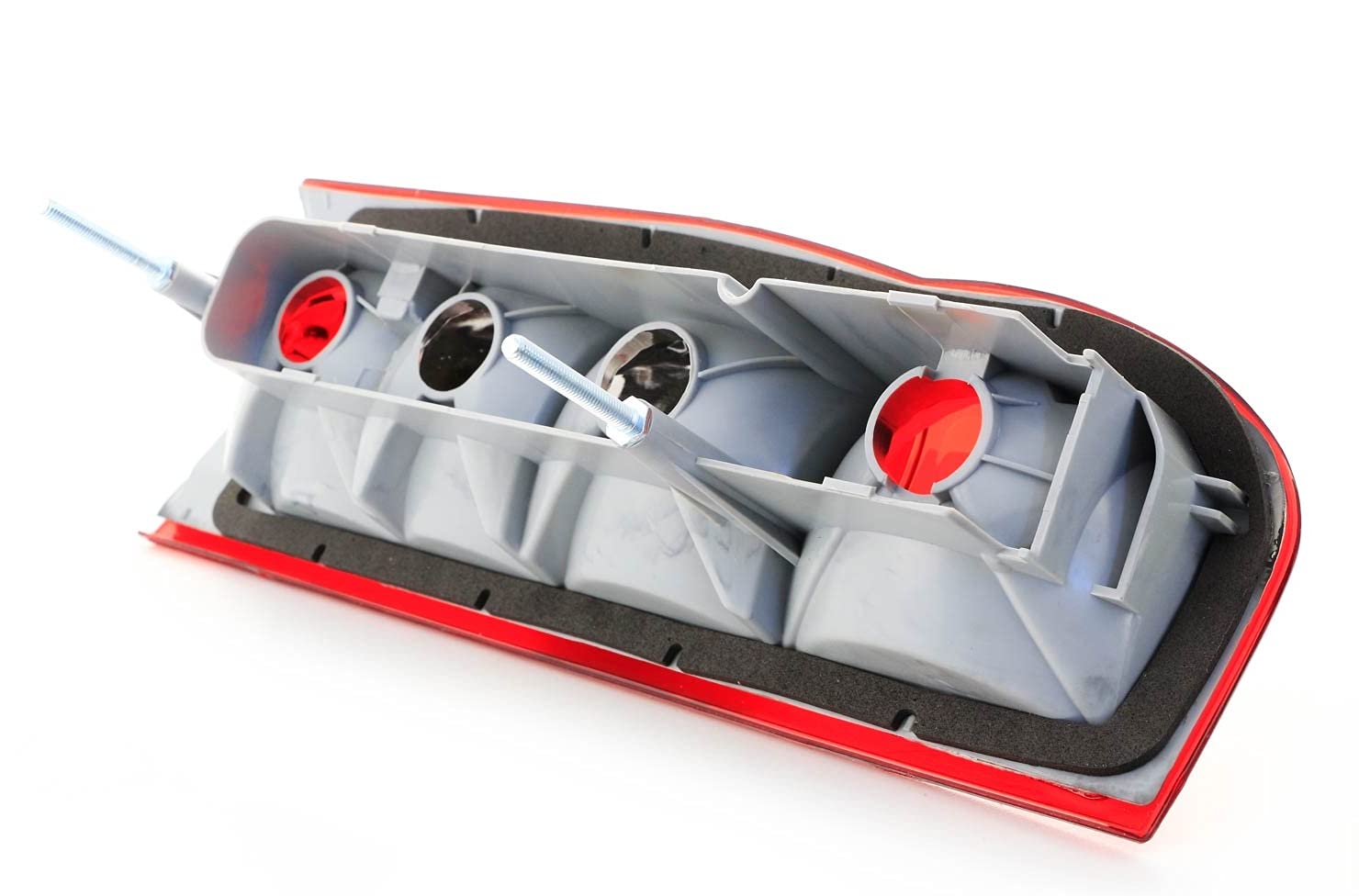Luce posteriore sinistra 24/7Auto per Ford Transit MK7 2006-13, Rosso, Alogena, Trasparente, Policarbonato, Resistente agli urti