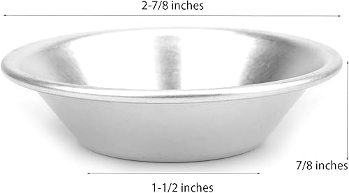 Miniatura 4 de Yesland Paquete de 40 moldes para tarta de huevo, tartaletas pequeñas y tazas de pudín, tazas de hornear reutilizables para cupcakes, pasteles y