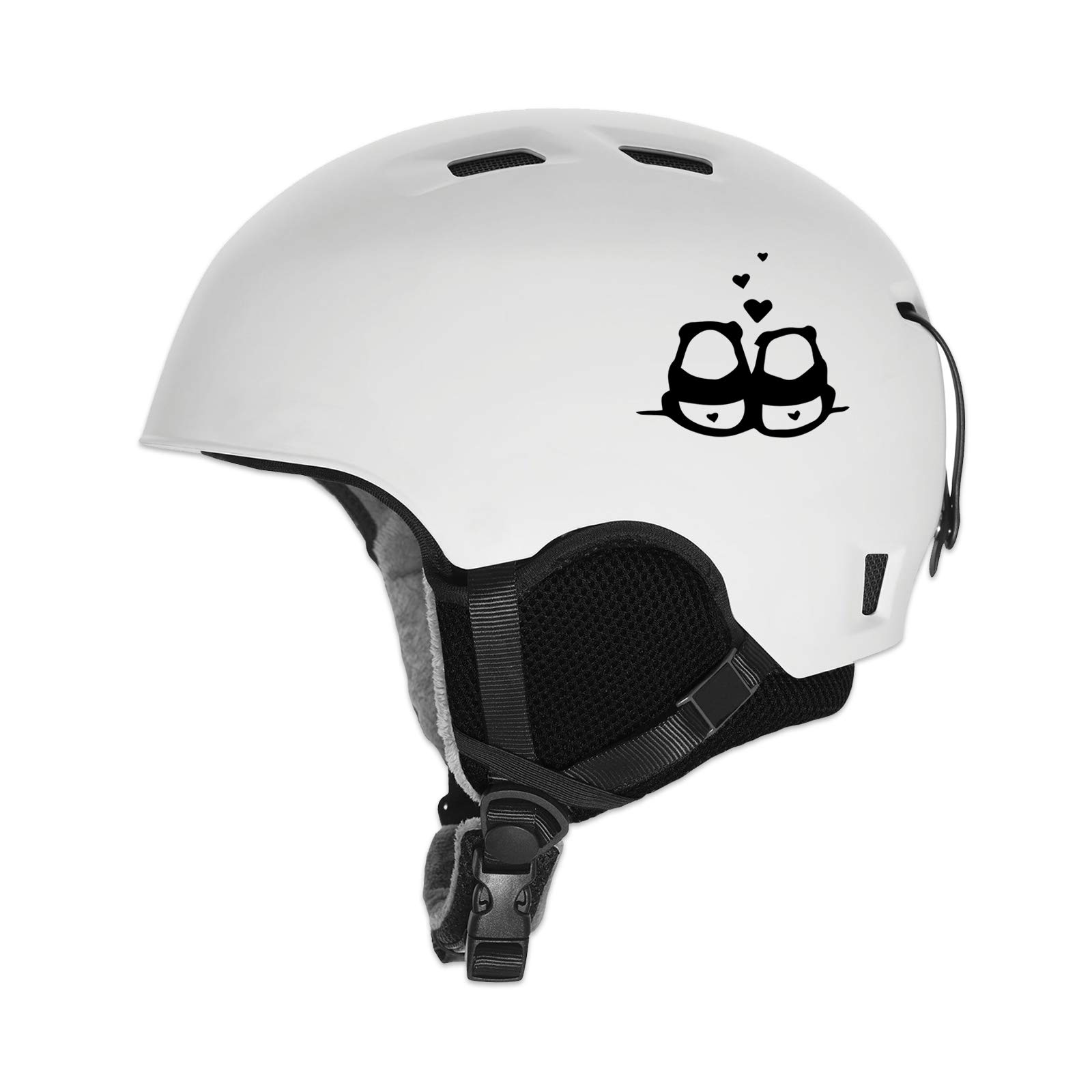 Bargain Max Decals Two Pandas in Love Decal Sticker