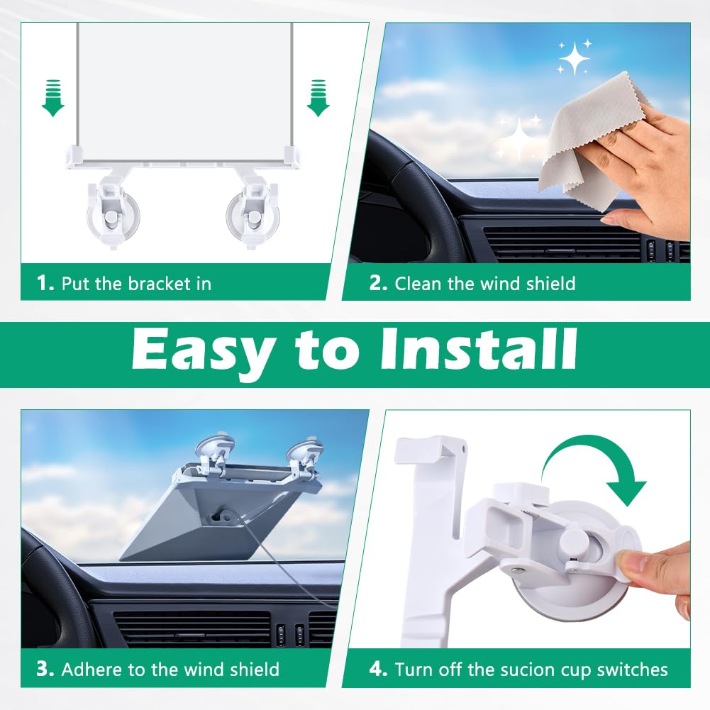 Starlink Mini Car Mount for Dashboard,Starlink Mini Suction Cup Dash Mount