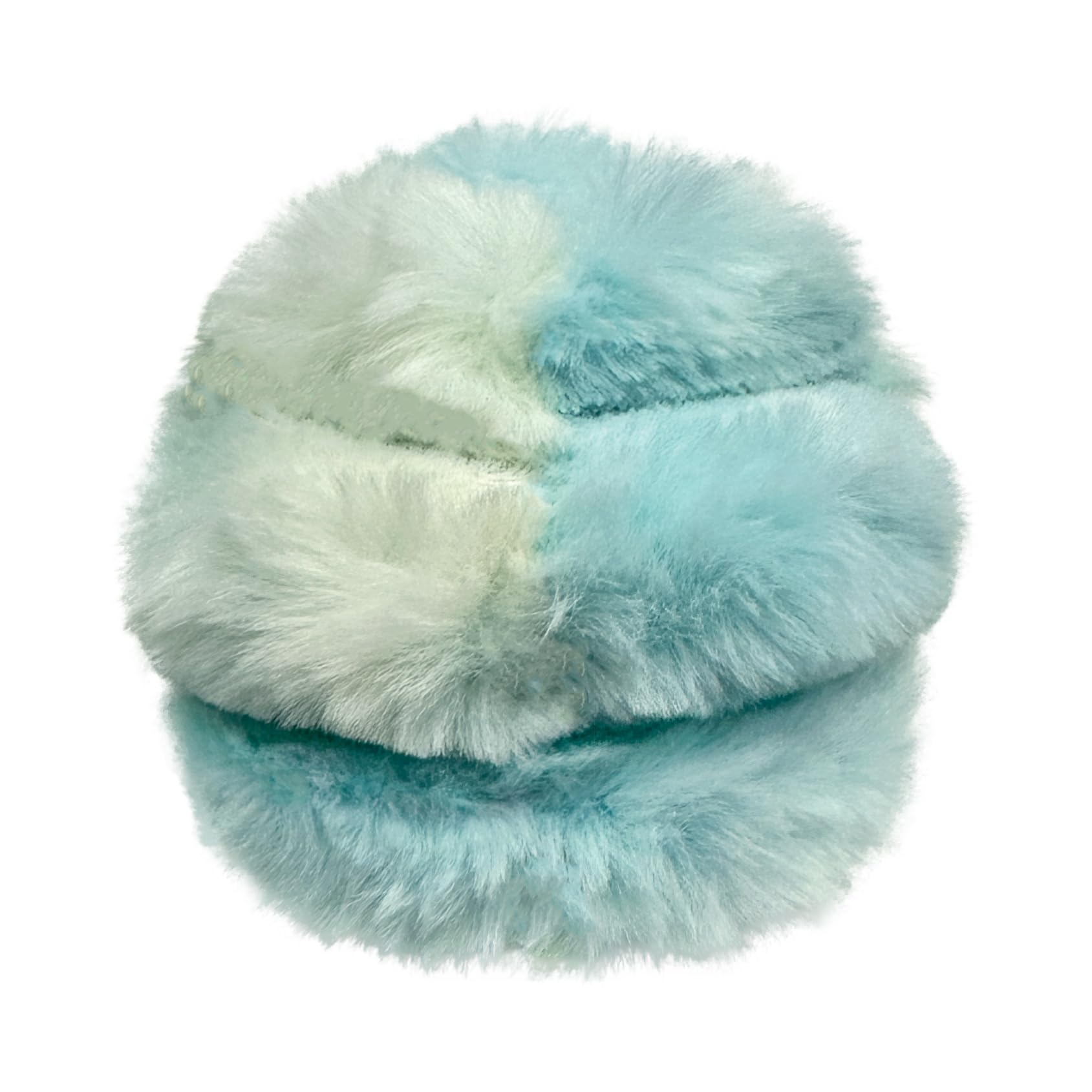 fouFIT Fuzzy Wuzzy Goof Ball Spiker 2-in-1 Dog Ball Toy, Blue