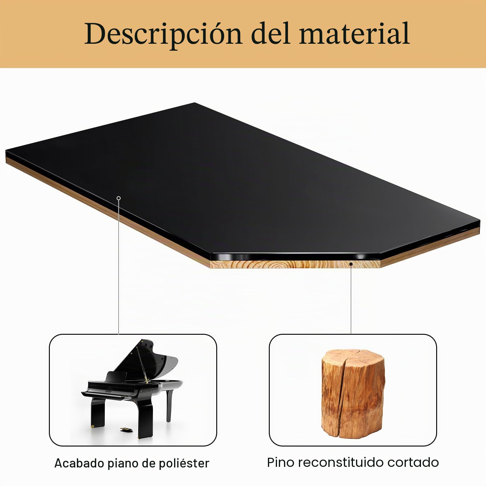 ProCase Caja para Relojes y Gafas, Estuche para Reloj y Joyero Almacenamiento con Tapa de Cristal Cajón para Anillos Pulseras -Negro