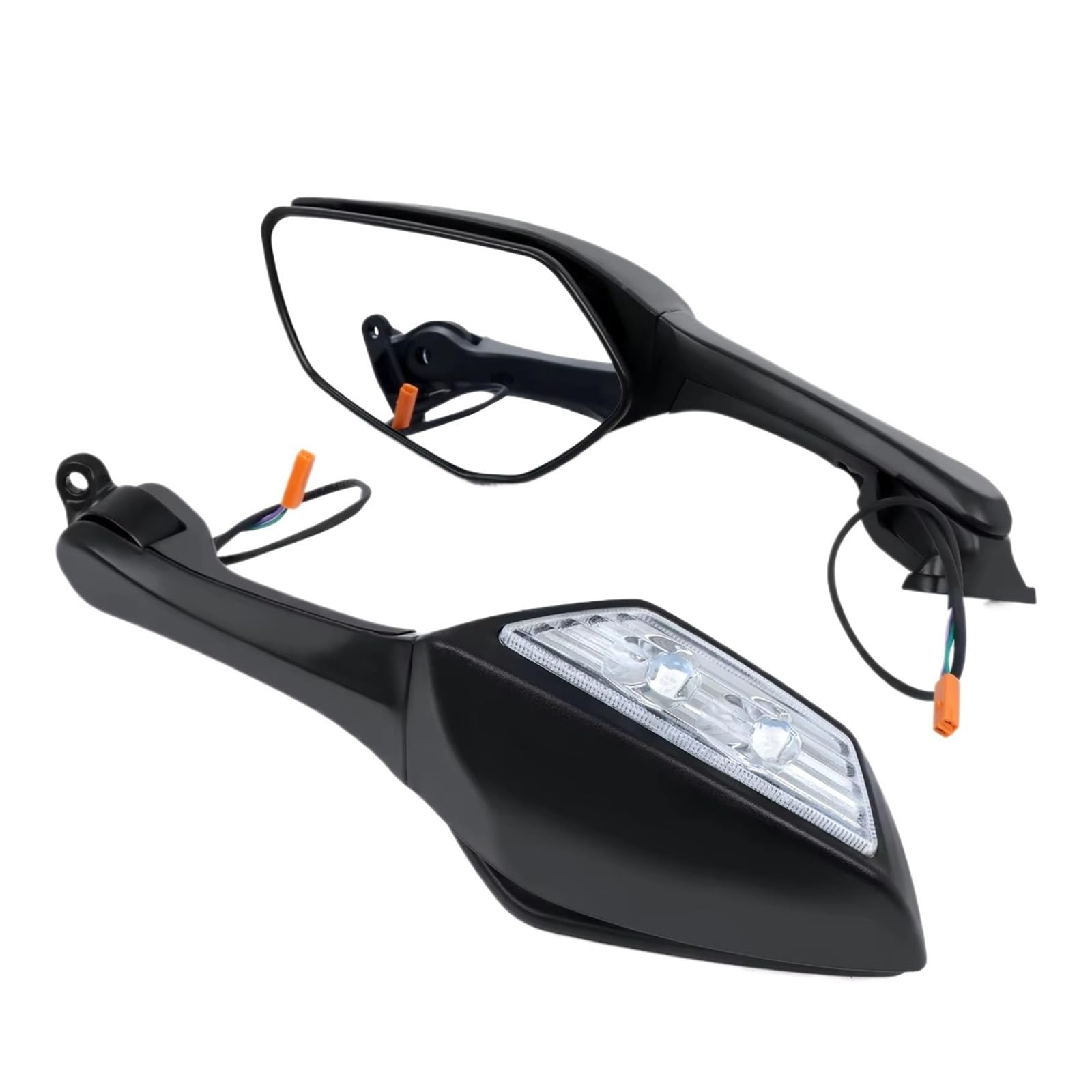 Espejos Motocicleta Para KAWASAKI Para Ninja Para ZX10R Para ZX-10R Para ZX Para 10R 2011-2015 Motocicleta Espejos Retrovisores Luz LED Intermitentes