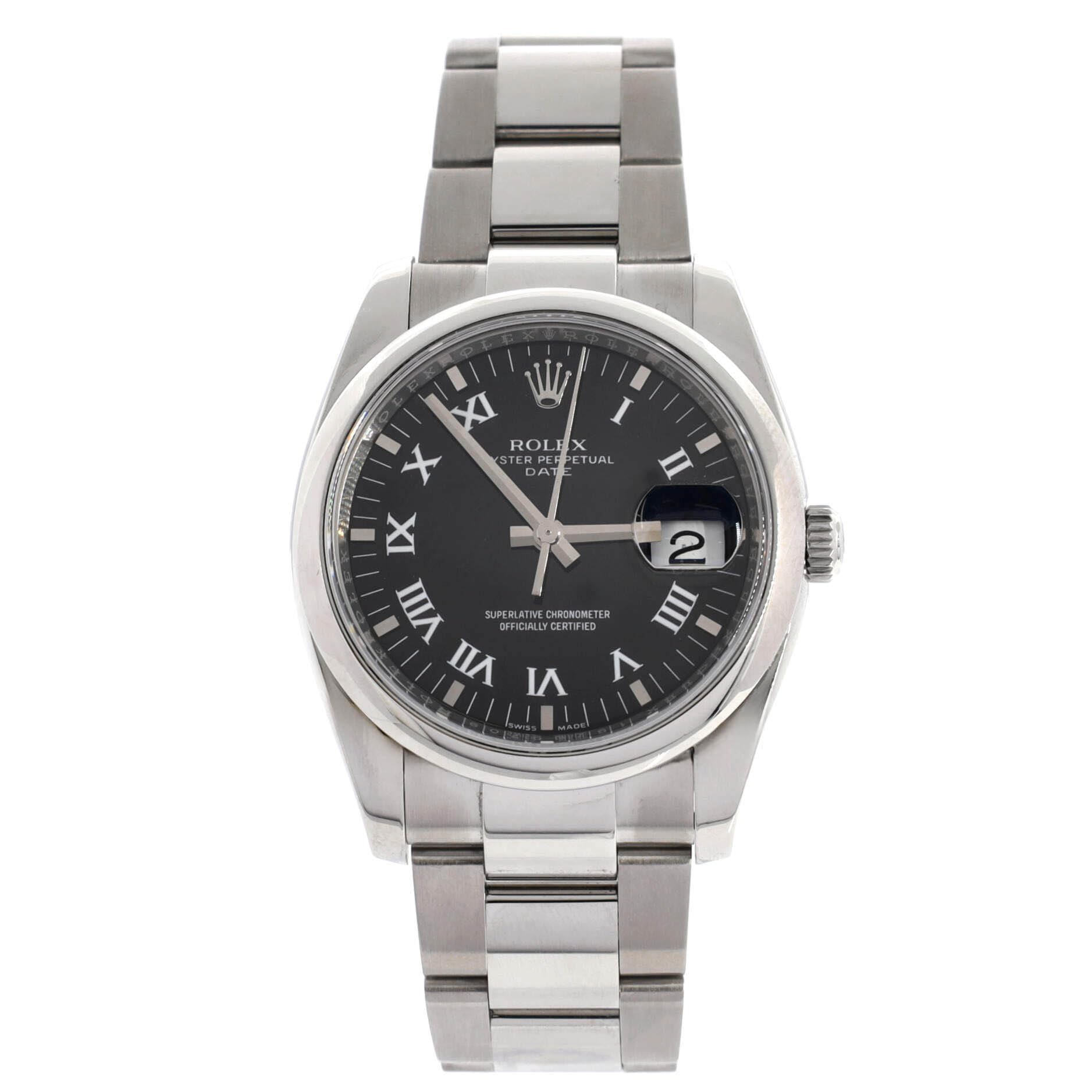 RolexPre-Loved Oyster Perpetual Date Automatic Watch Stainless Steel 34