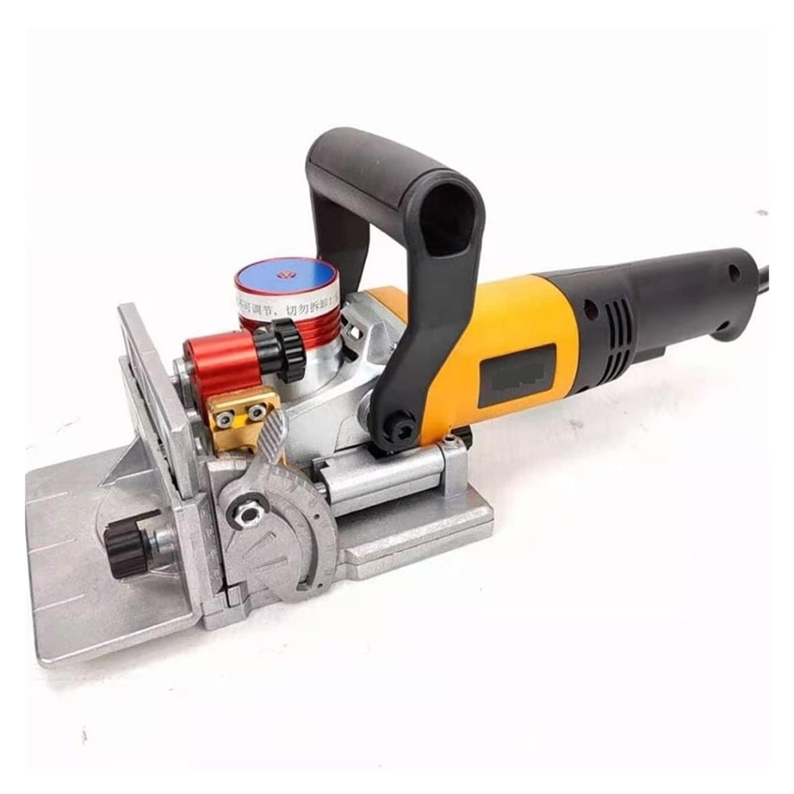 Máquina Ensambladora De Galletas, Ranuradora De Madera De 750 W Para Empalme De Madera Invisible Sin Perforaciones Y Unión De Paneles, Ángulo Ajustable Para Trabajos De Carpintería De Precisión.