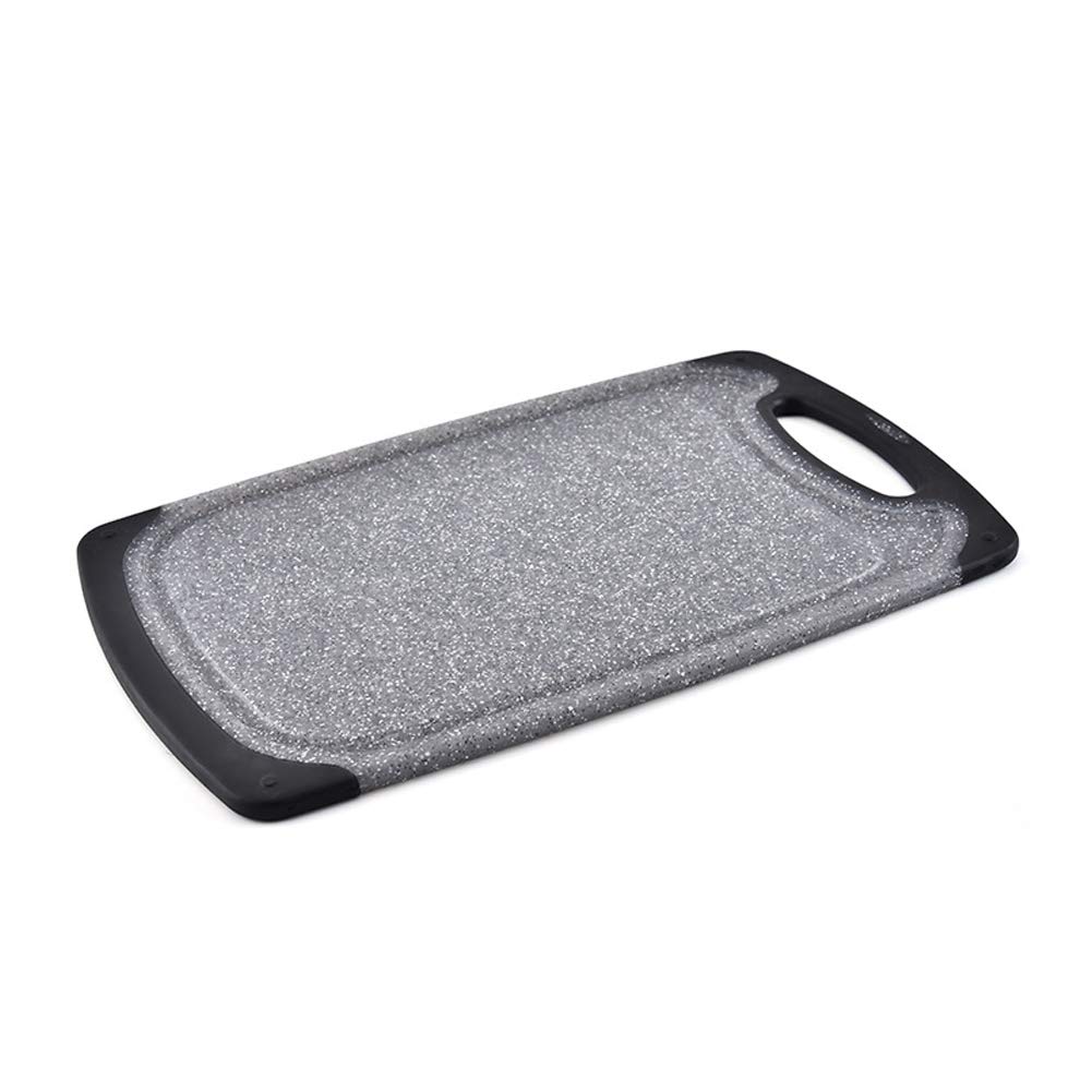 CANDeal Schneidebrett, 3-teiliges Kunststoff-Schneidebrett Antibakteriell Spülmaschinenfestes Plastik Schneidebrett Set mit Tropfensaft-Nut,Getrennter Gebrauch für Fisch/Gemüse/Geflügel/Fleisch