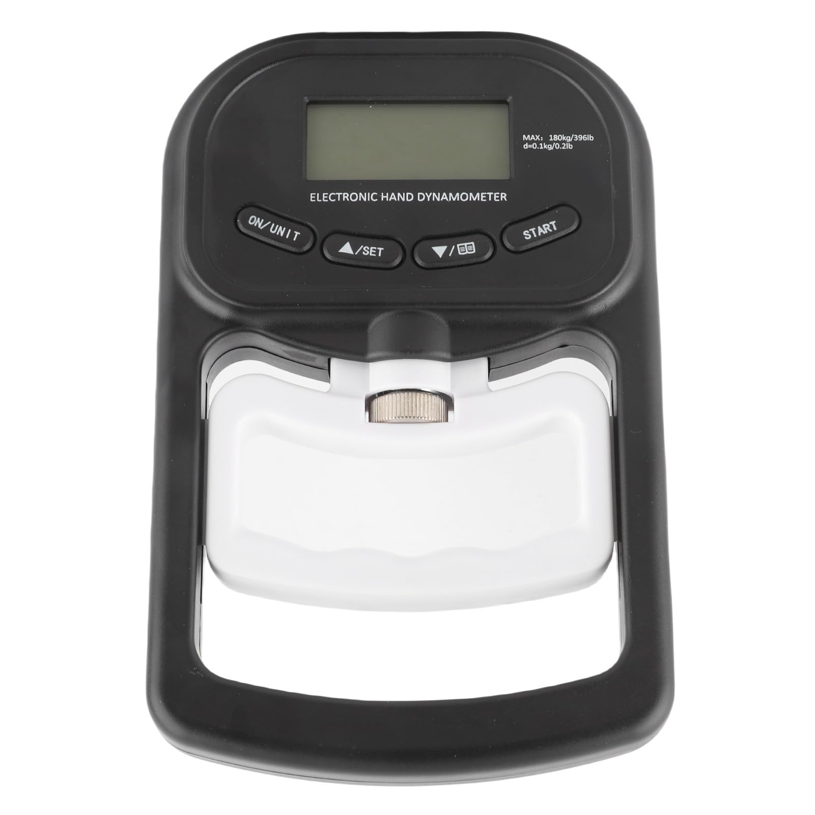 Fabater Tester di Forza di Presa, Dinamometro Manuale Digitale da 396 Libbre 180 Kg, Tester di Forza di Presa Ergonomica con Manopola Regolabile e Display LCD per Palestra di Allenamento Sportivo e