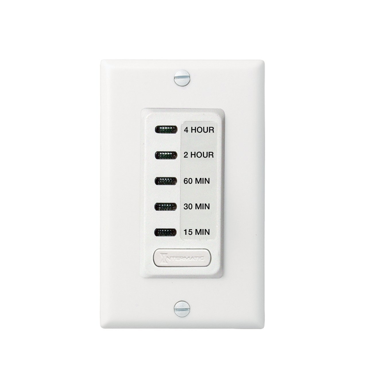 Intermatic EI200 Elektronischer Countdown-Zeitschaltuhr, 5/10 / 15/30 Minuten, elfenbeinfarben 15/30/60 Minute weiß