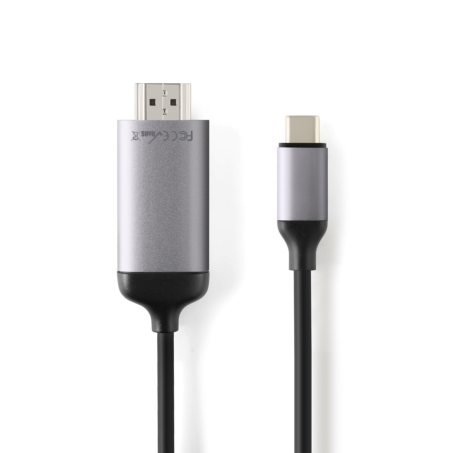 MINIX NEO C-4K High Performance USB-C na 4K HDMI kabel - 180 cm do Windows/MacOS/ChromeOS, Space Grey
