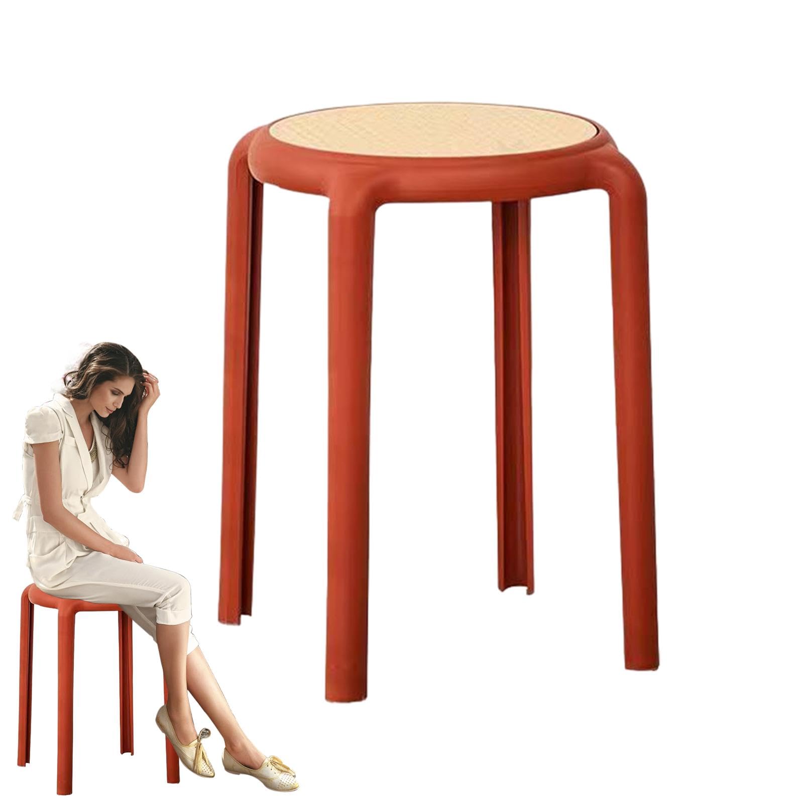 Tabouret empilable pour salle de classe et bar encastrable et gain de place