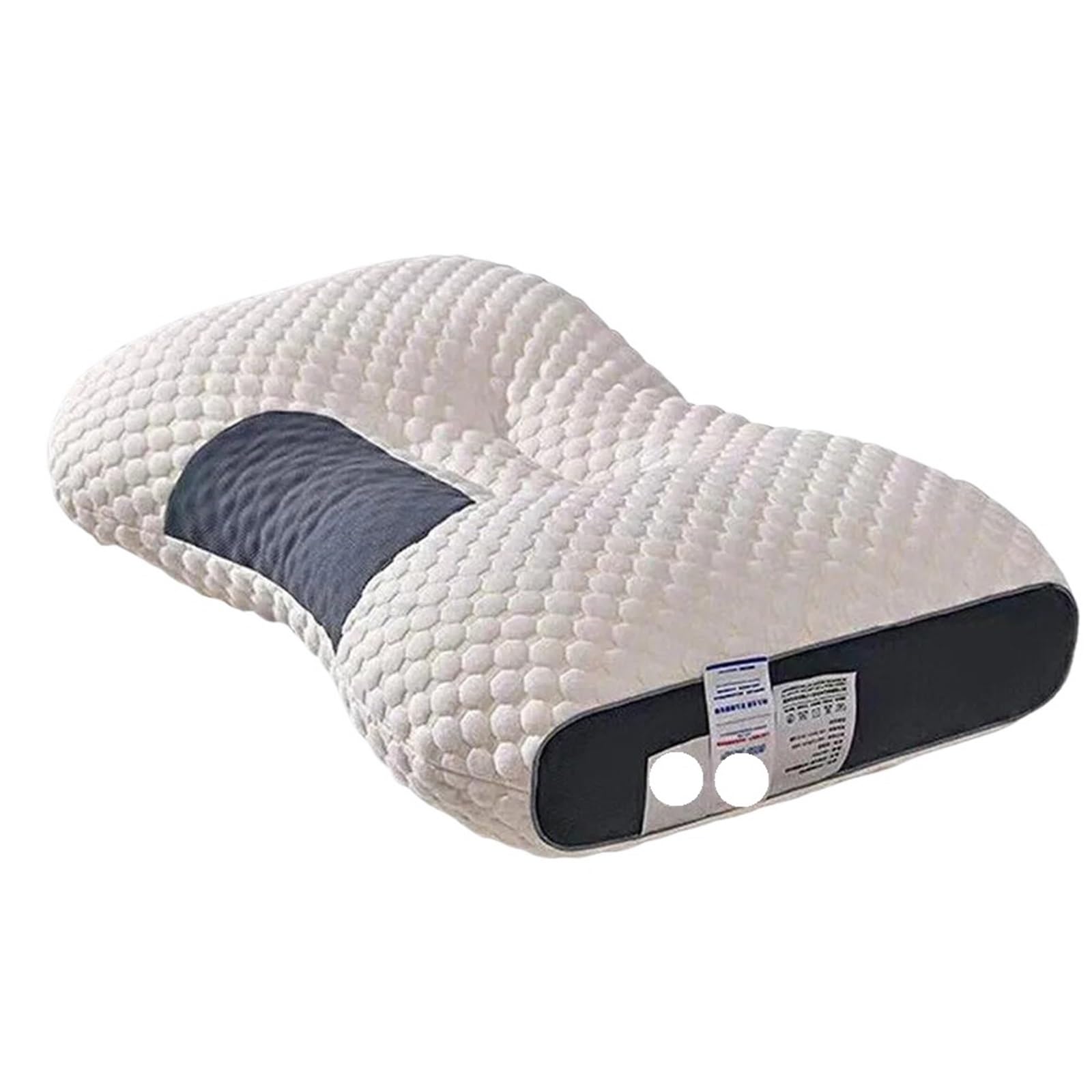 Dvmsief One Color Latex Pillow 1-2Pcs Memory Pillow-Cervical Foam Orthopedic Pillow(2Pcs)