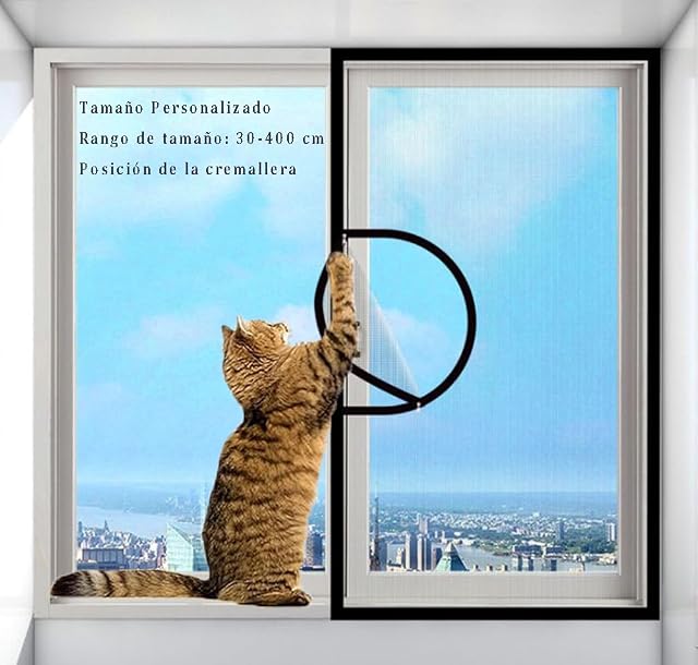 Red de Protección para Gatos, Malla para Mosquitera de Fibra de Vidrio