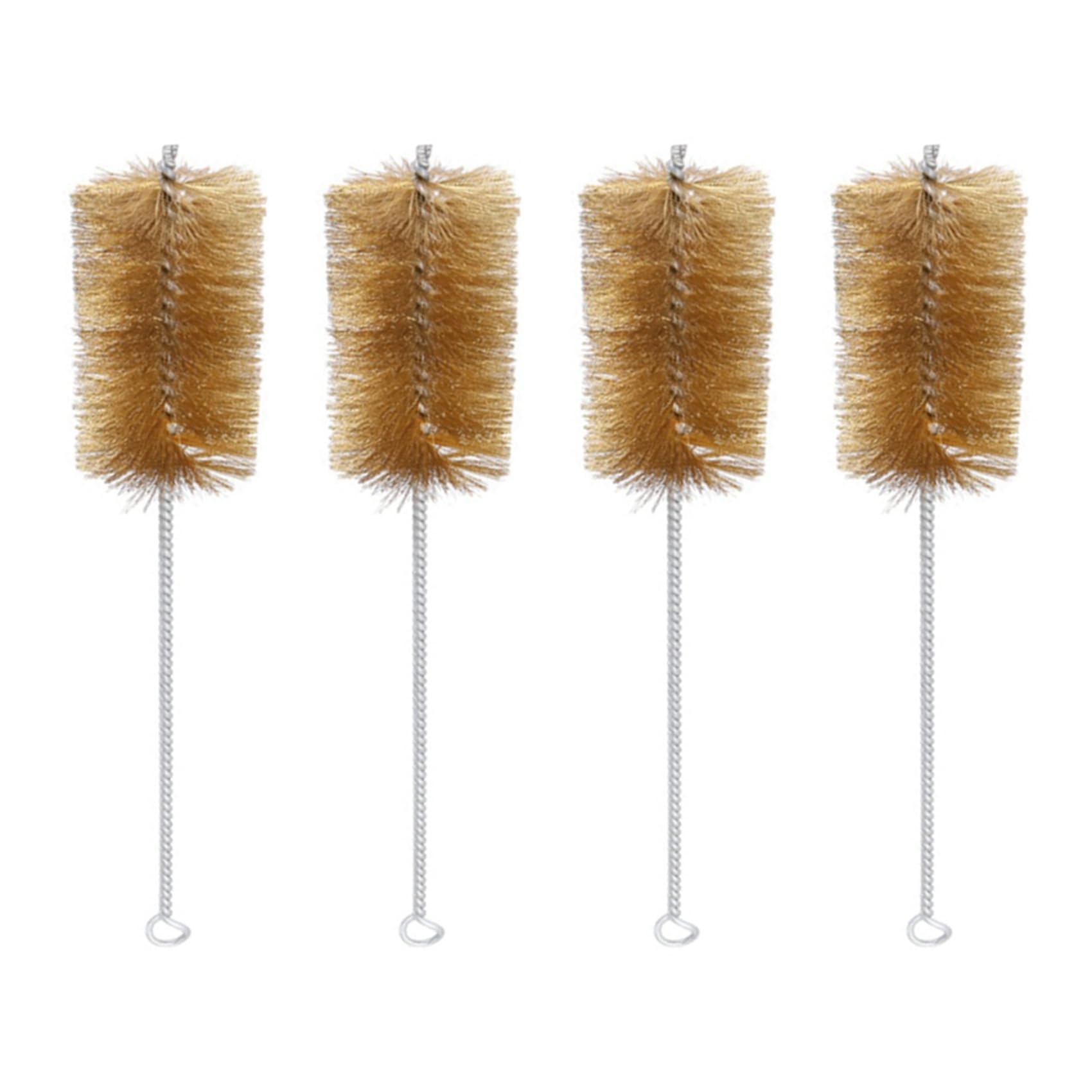 Hndhbfgrt 4X Copper Wire Pipe Chimney Cleaning Brush Long Handle Copper Wire Brush Rust Brush Polishing Pipe Brush Diameter 50mm