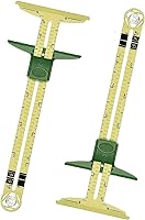 Vista 7 de YEQIN - 2 herramientas de medición de calibre deslizante, 5 en 1, calibre de medición deslizante y regla de acero inoxidable, herramienta