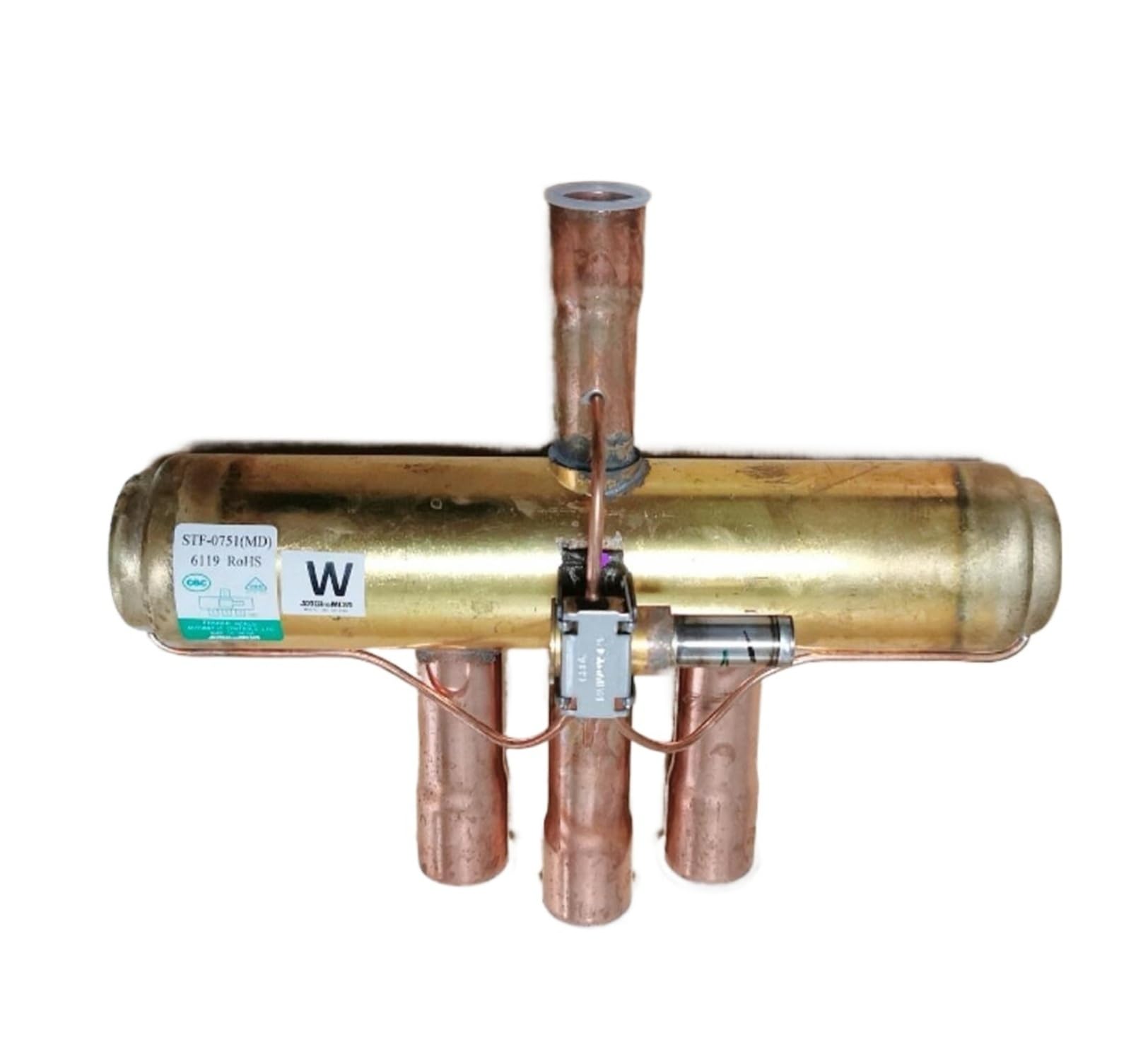 Genterun Stf-0751(Md) Four-Way Cooling And Heating Reversing Valve，Compatible For Midea， Stf-H0712 Stf-H0901 Stf-01V(W) (Stf-0751(Md))
