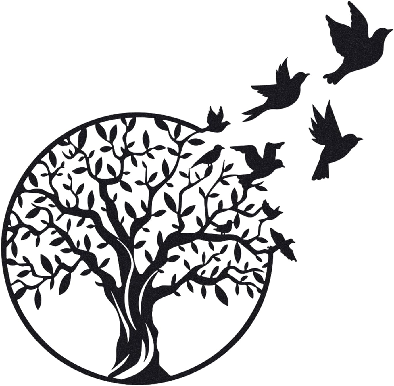 Pduoduo Tree Life Metal Wall Art,Tree of Life Metal Wall Hanging Decor