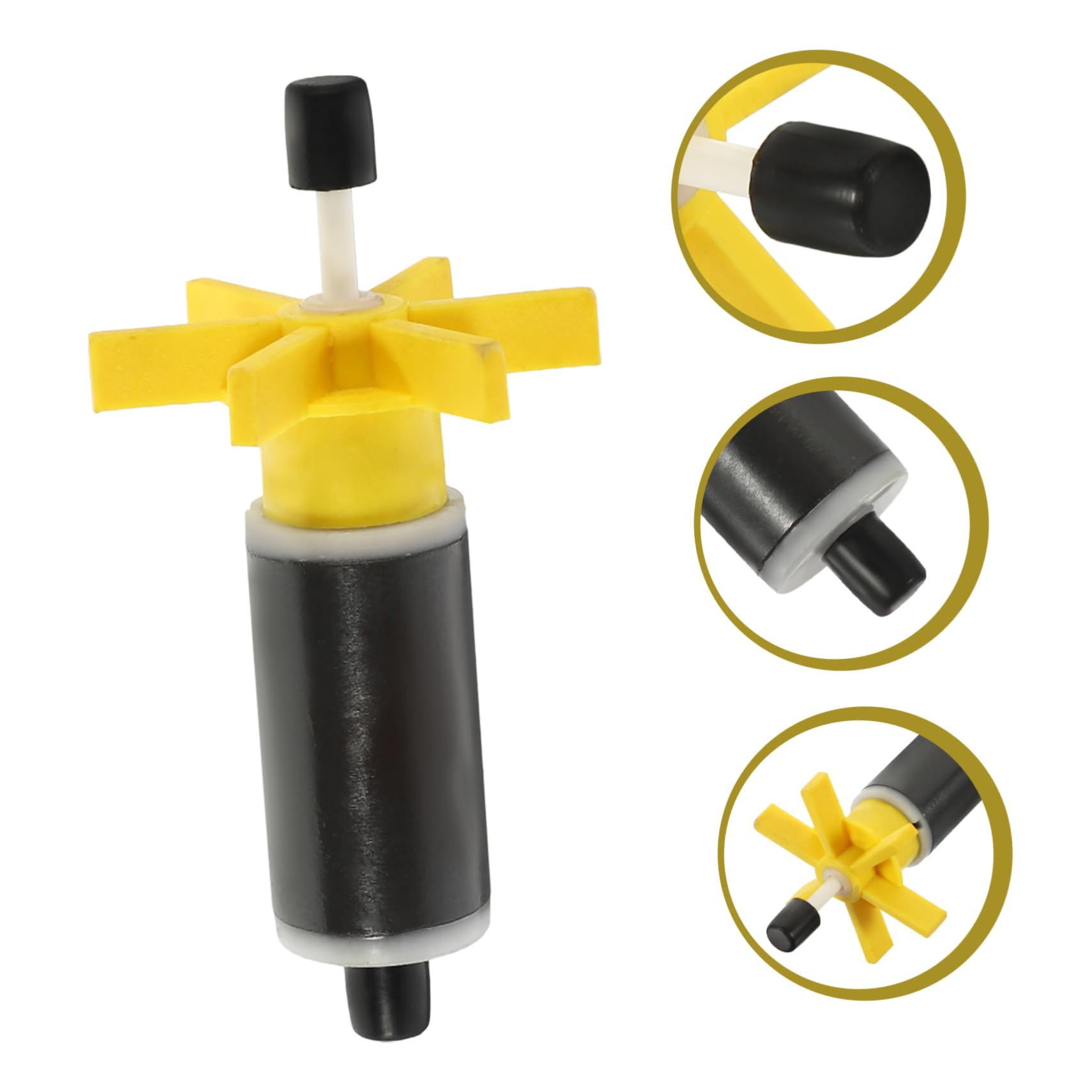Alipis Impulsor De Bomba Sumergible Hqb2000 Eje De Repuesto Rotor De Bomba De Agua para Filtro Accesorio Compatible Domésticas y Profesionales