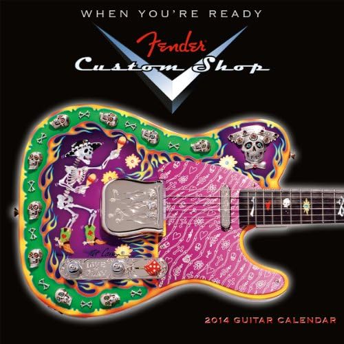 Fender® Custom Shop Guitar 2014 Mini (calendar) Calendar – Mini Calendar, July 25, 2013