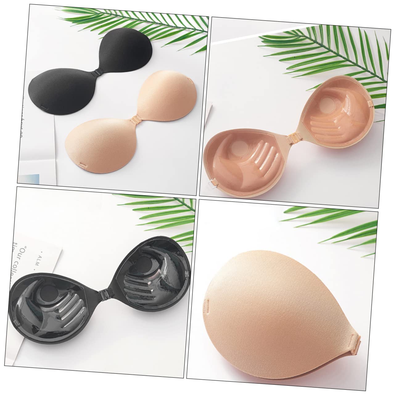 Pegatinas De Sujetador Adhesivo Sin Tirantes Vestido De Novia para Vestidos De Novia Negros para Sujetador Bandeau Invisible Gel De Sílice