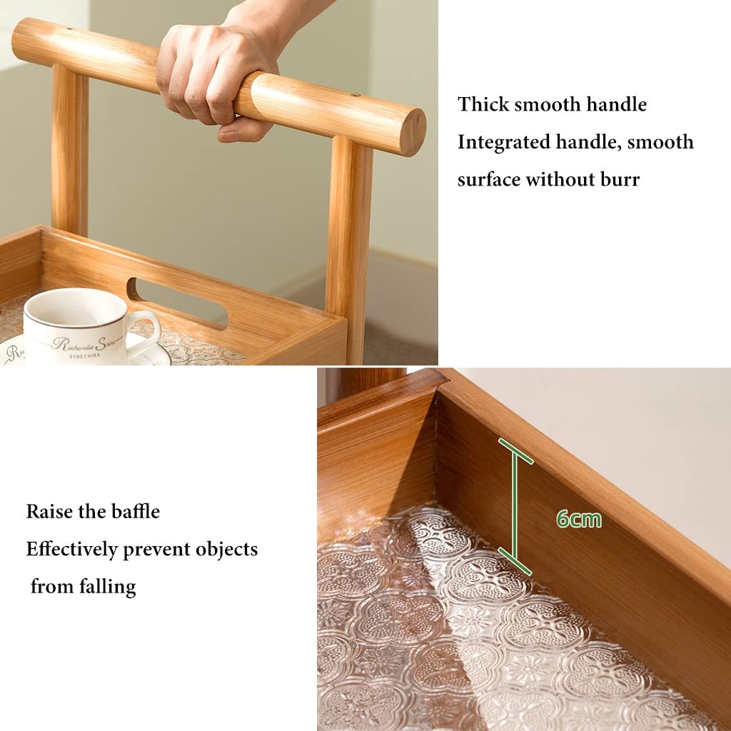 Scaffale estraibile ruote bloccabili organizzatore cucina dispensa(Brown,3 Tier)