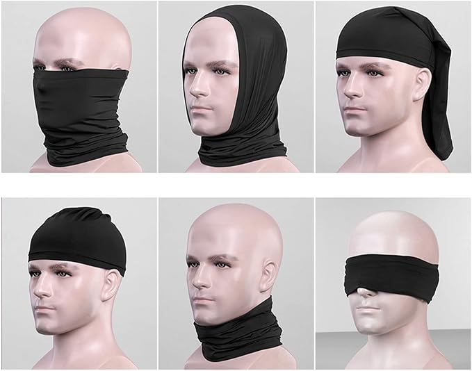 Bufanda facial UV, protección contra polvo, balaclava miniatura 7